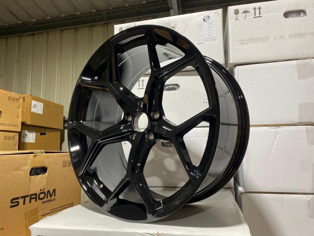 Lättmetallfälgar i RS6-stil – Gloss Black
