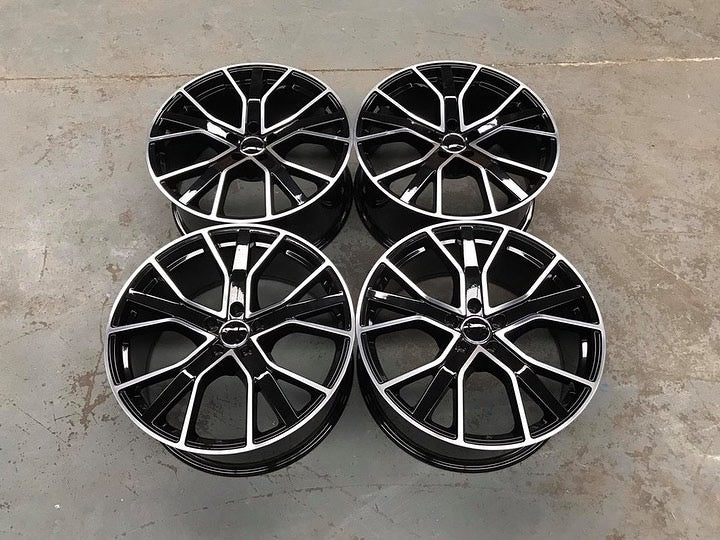 20-22" fälgar i RS6-stil – Black Machined
