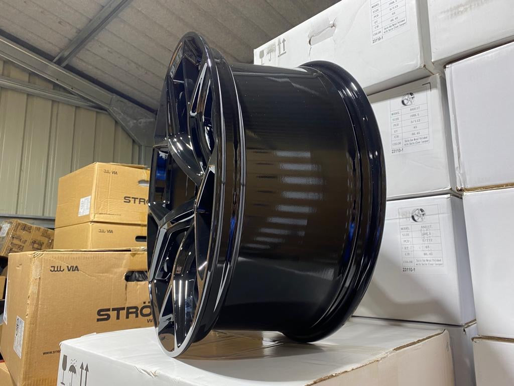 Lättmetallfälgar i RS6-stil – Gloss Black