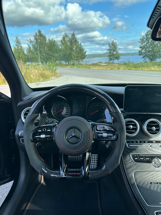 Facelift ratt till Mercedes - Kolfiber