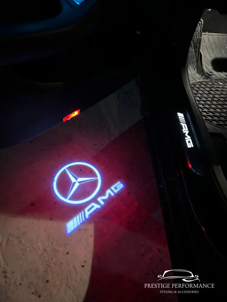 Dörrljus med högupplöst projektion – Passar flera Mercedes-modeller AMG / 2 pack 399kr