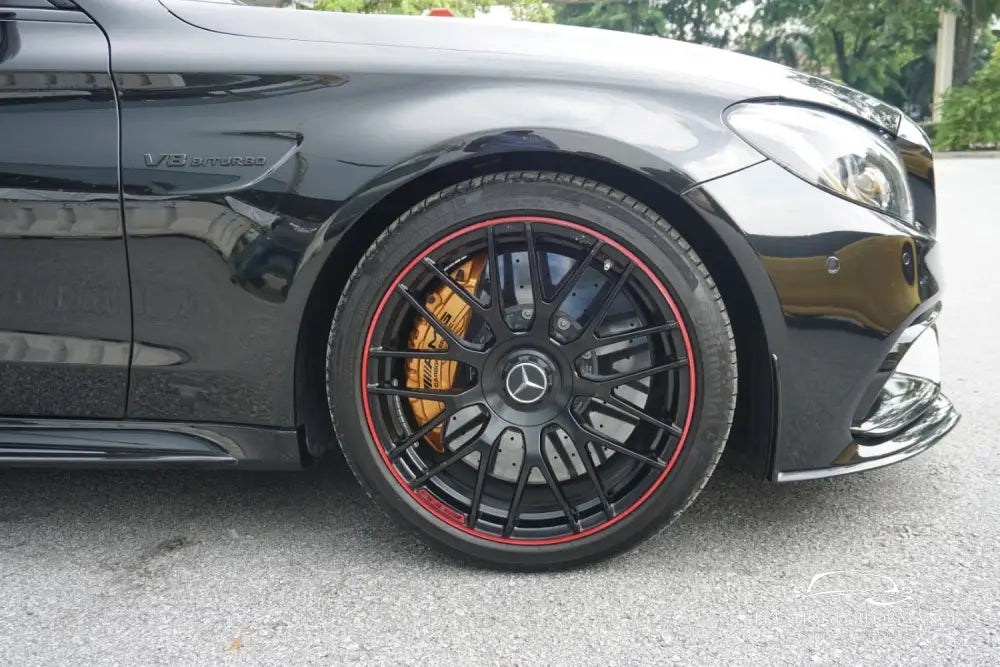 Lättmetallfälgar i AMG-stil - Röd kant 19-21 tum
