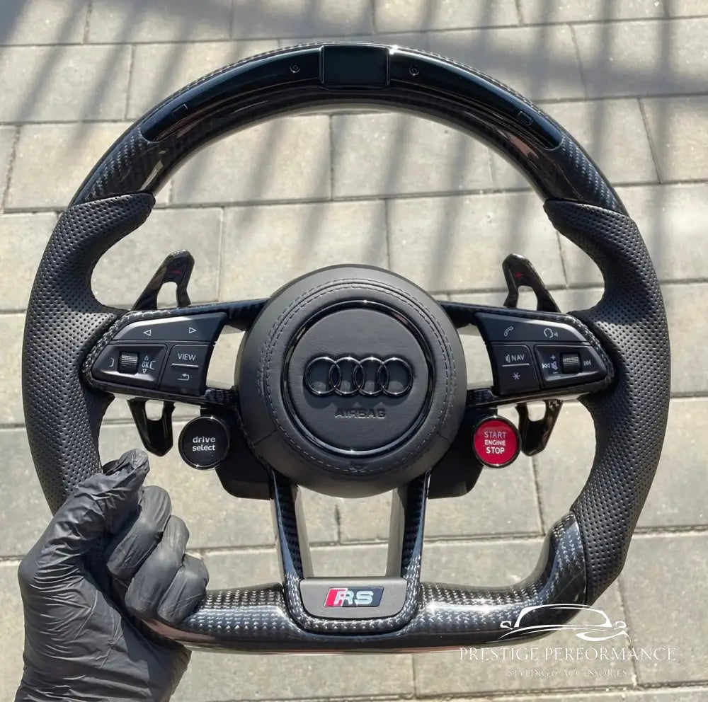 Sportratt i kolfiber med Audi R8 look (Passar till alla audi-modeller 2006