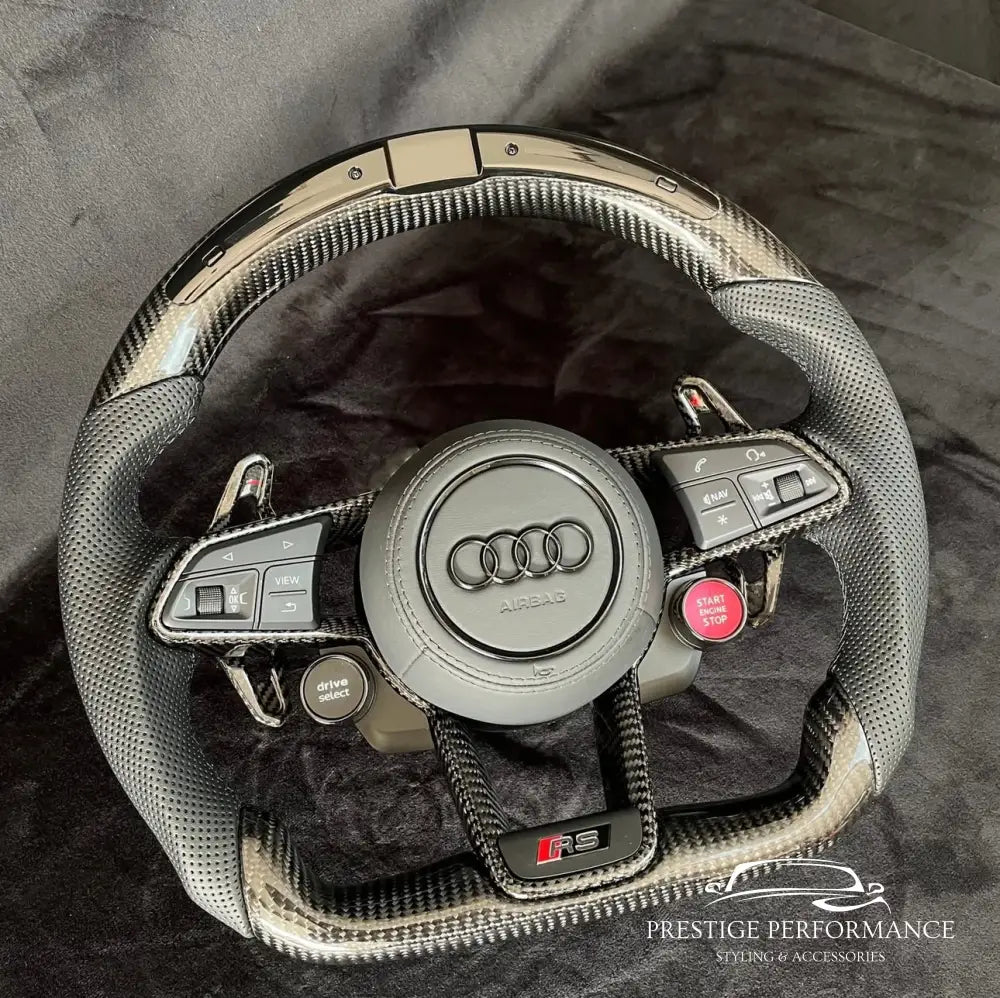 Sportratt i kolfiber med Audi R8 look (Passar till alla audi-modeller 2006