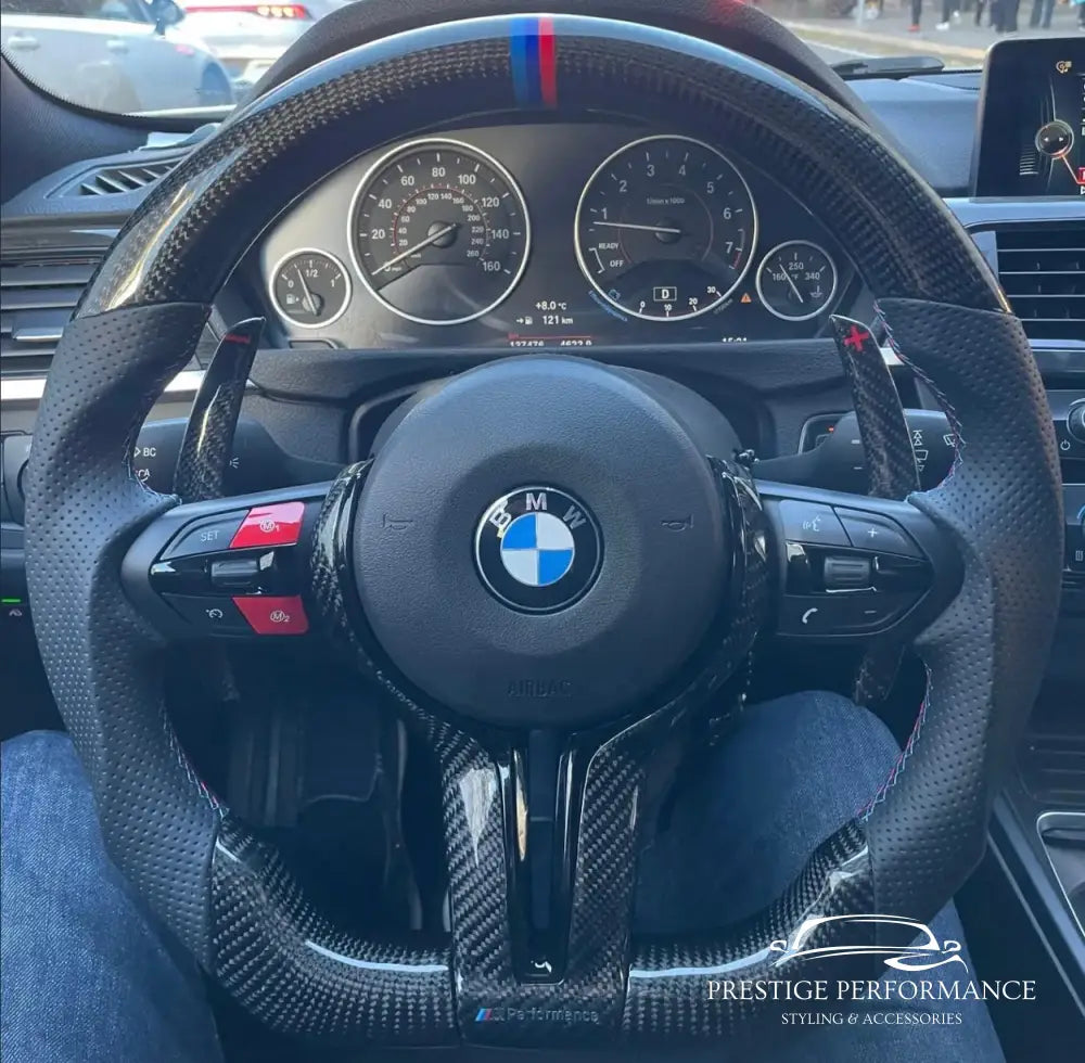 Sportratt i kolfiber - Passar BMW F‑ och G‑serien