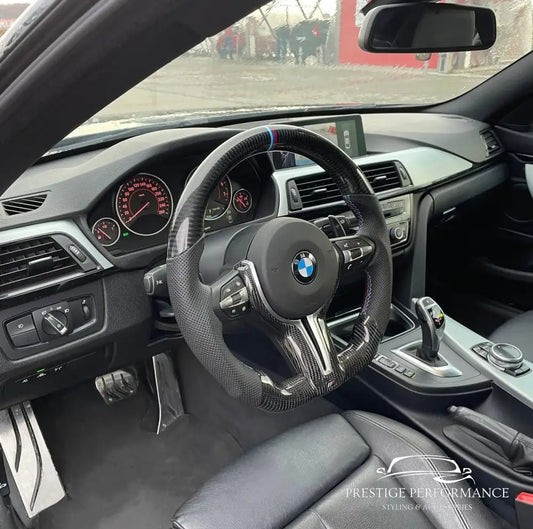 Sportratt i kolfiber - Passar BMW F‑ och G‑serien