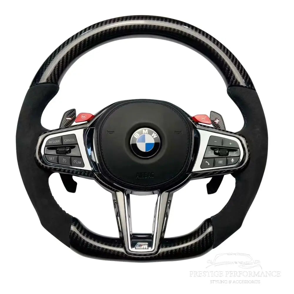 Sportratt i kolfiber - Passar BMW F‑ och G‑serien