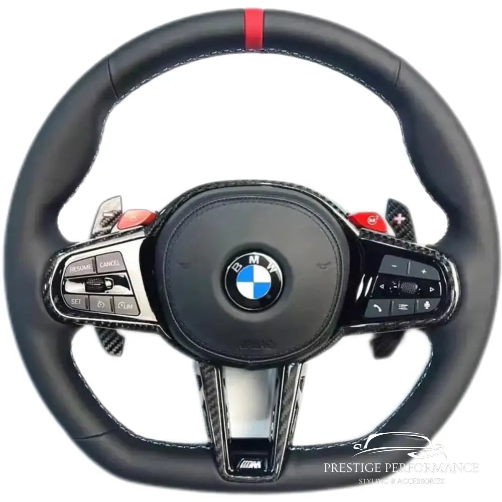 Sportratt i perforerat läder - Passar BMW F‑ och G‑serien