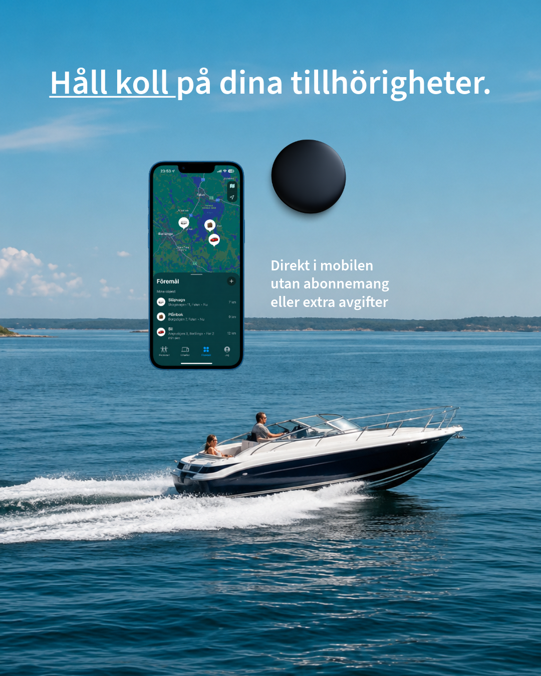 TrackTag™ – Smart spårningsenhet utan abonnemang