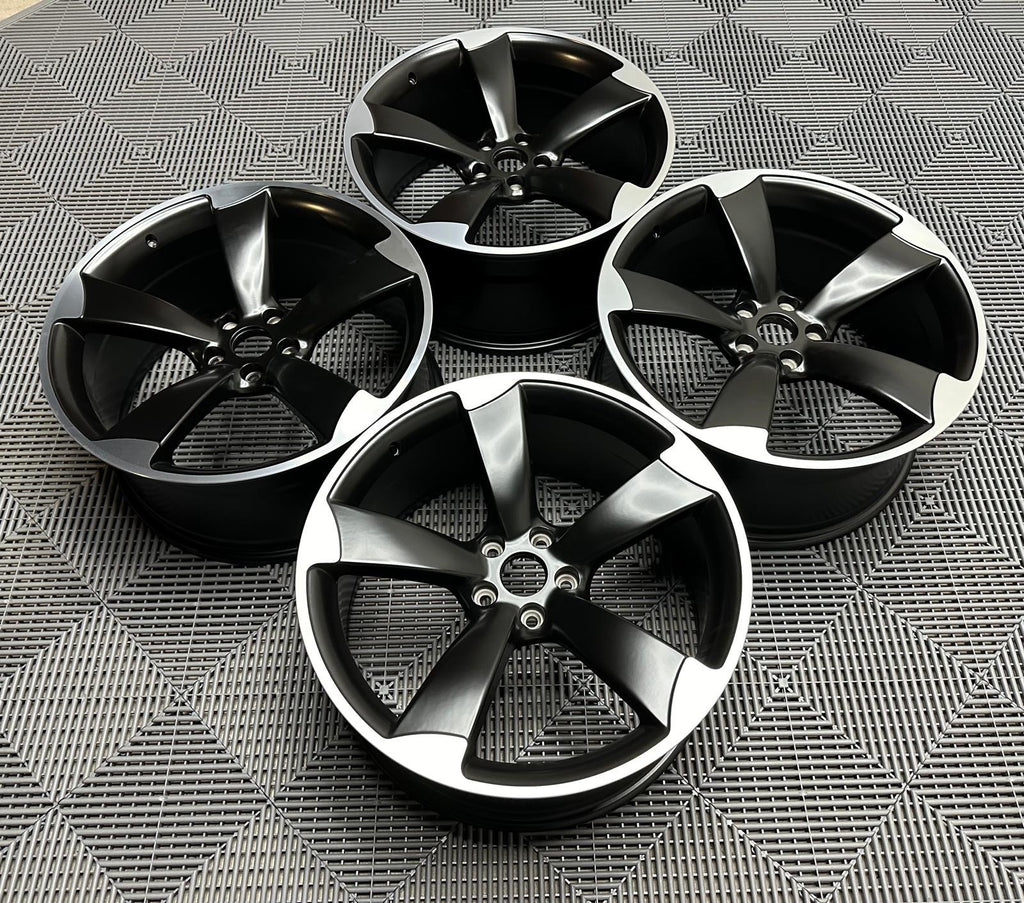 20" Audi Rotor stil - Svart