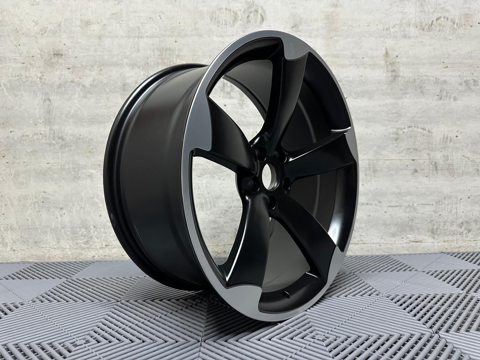 20" Audi Rotor stil - Svart