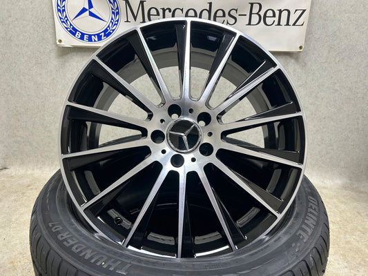 AMG Twist Style fälgar – Gloss Black / Machined