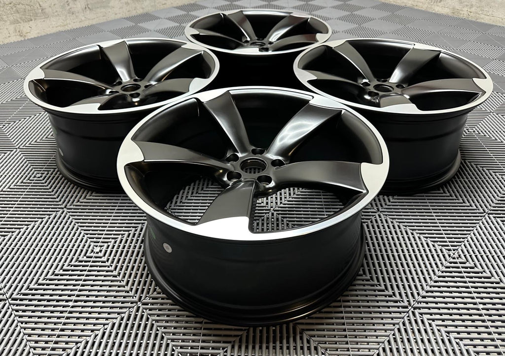 20" Audi Rotor stil - Svart