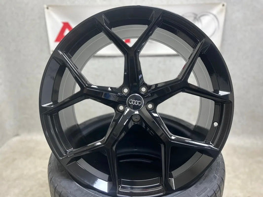 Lättmetallfälgar i RS6-stil – Gloss Black