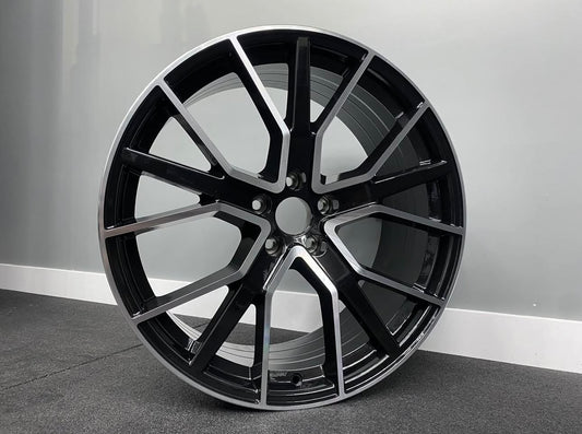 22″ RS6 Performance stil - Blank Svart