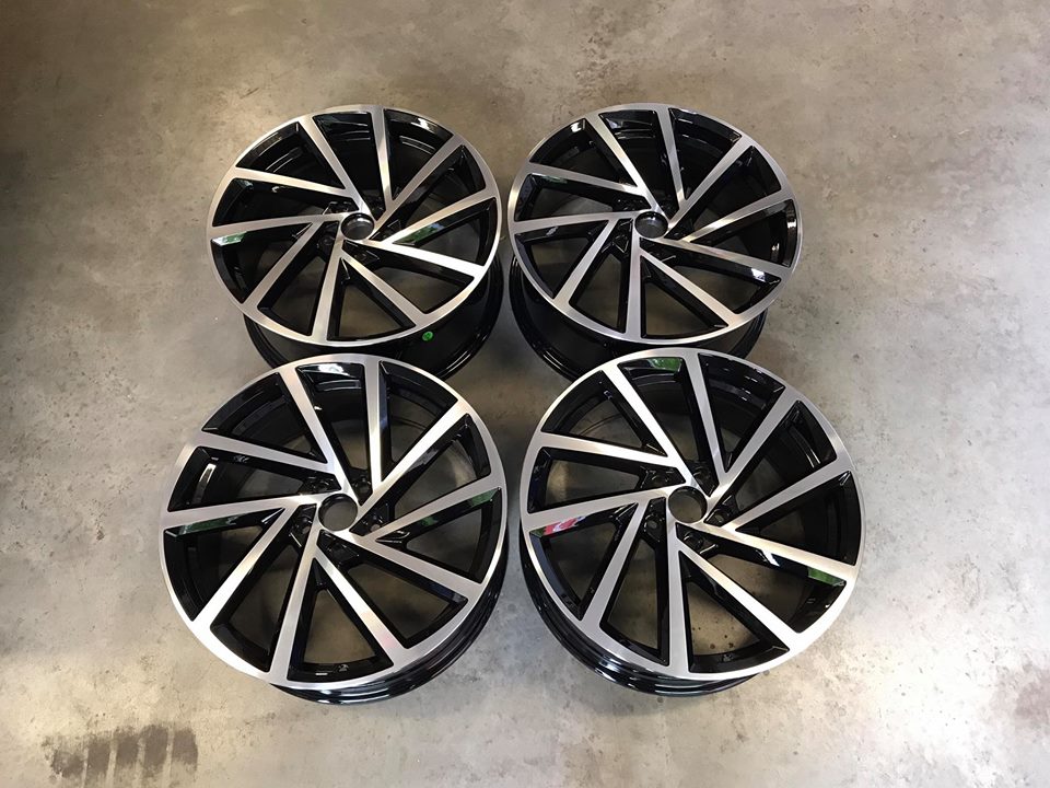 VW Golf R Spielberg Inspirerade Lättmetallfälgar