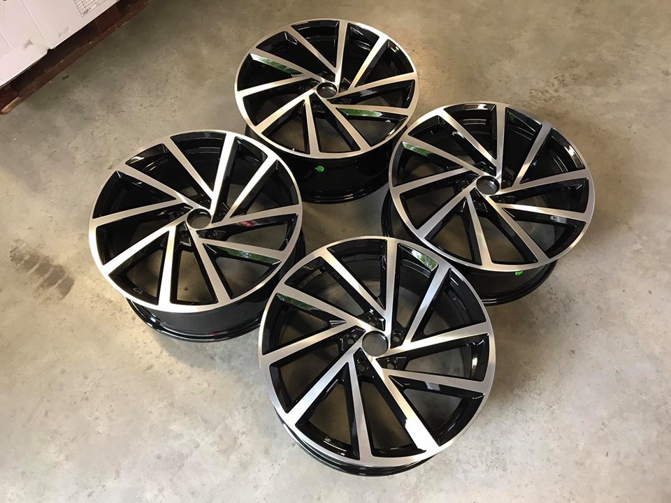 VW Golf R Spielberg Inspirerade Lättmetallfälgar