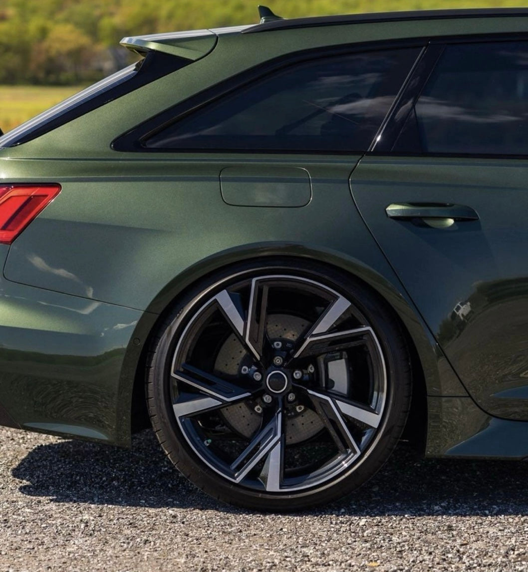 Lättmetallfälgar i RS6-stil - Black Diamond Cut design 20-22 tum