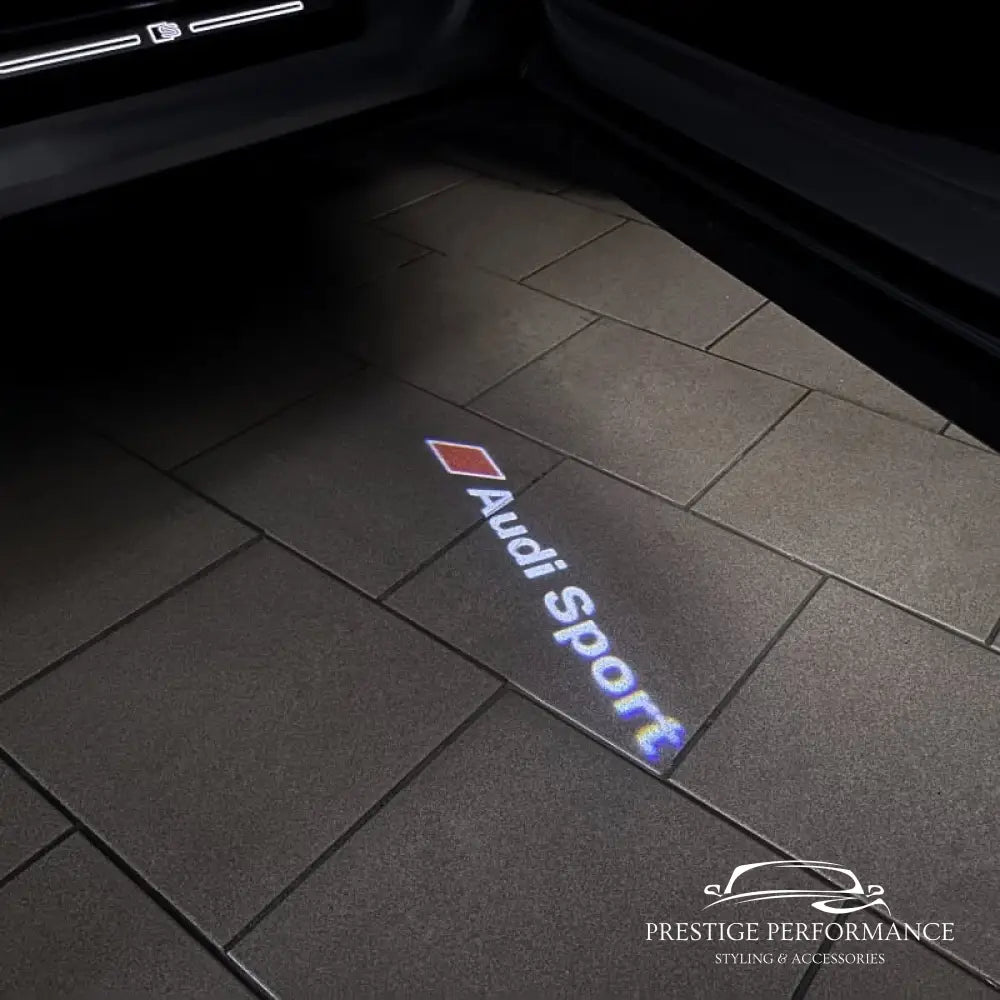 Dörrljus med högupplöst projektion – Passar flera Audi-modeller Audi Sport / 2 pack 399kr